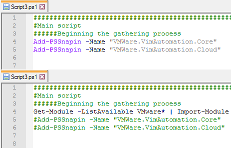 Results from using Update-PowerCLISnapinUse