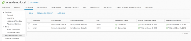 vSAN Encryption