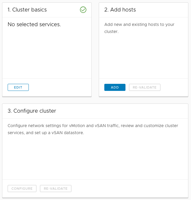 Cluster QuickStart