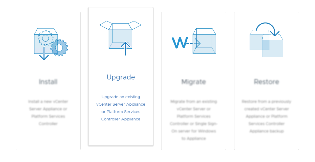 vSphere 6.7 Upgrade