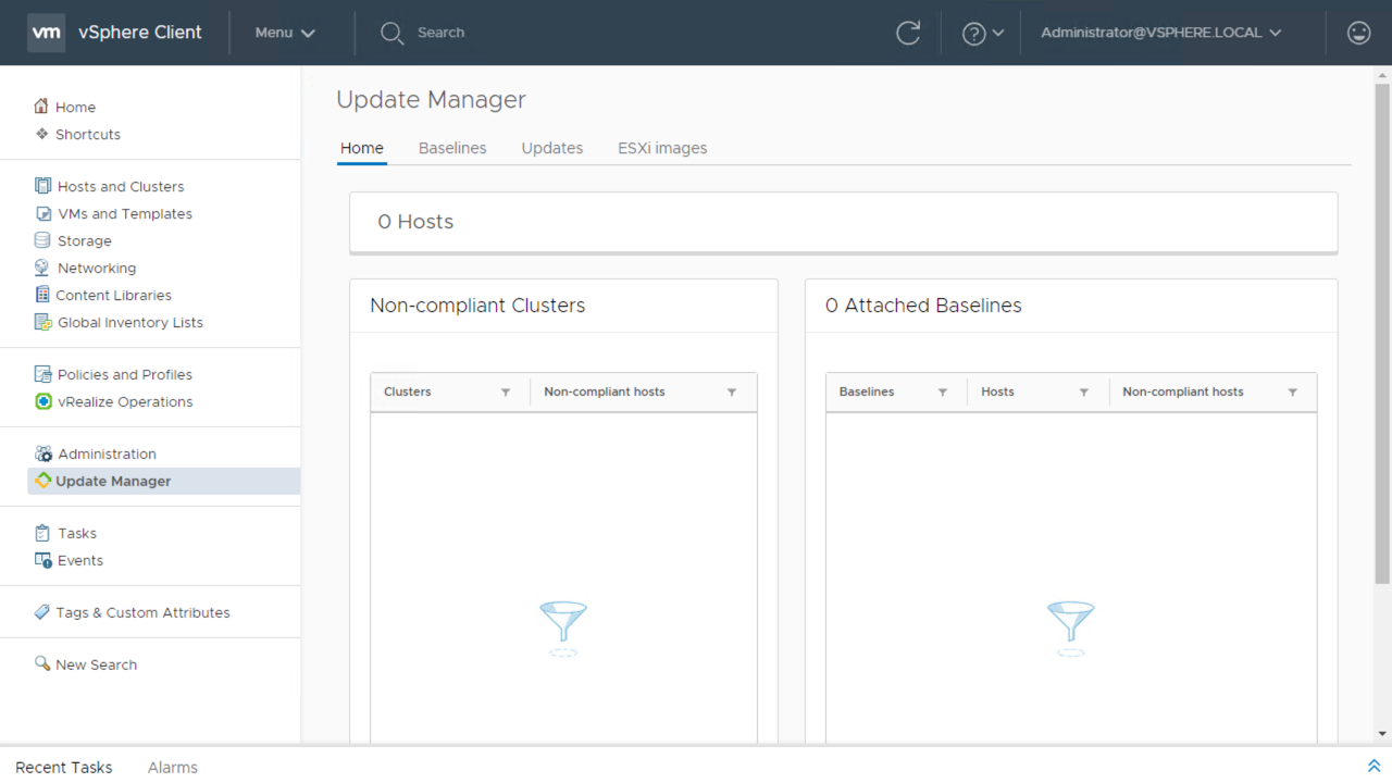 Upgrading vSphere Hosts