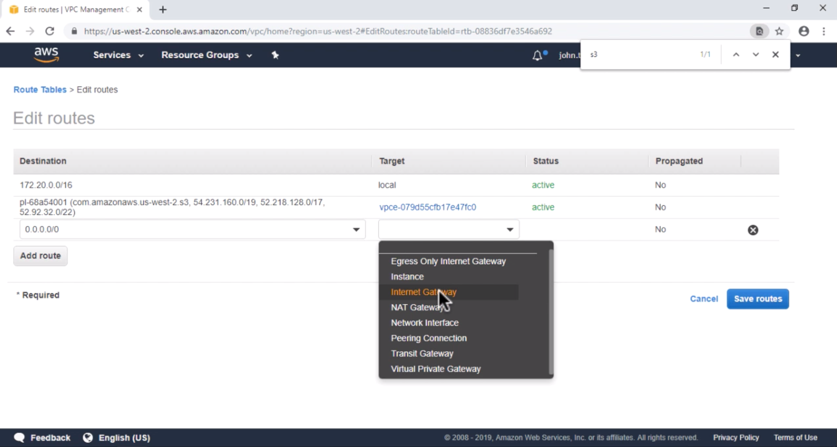 VMware Cloud on AWS First Steps - Setup VPC_10