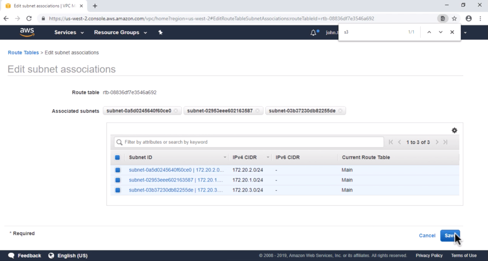 VMware Cloud on AWS First Steps - Setup VPC_9