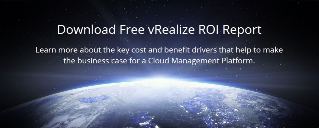 vRealize Suite ROI calculator