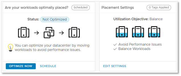 vRealize Operations 6.7 automated workload balancing and optimization