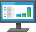 visibility and monitoring icon