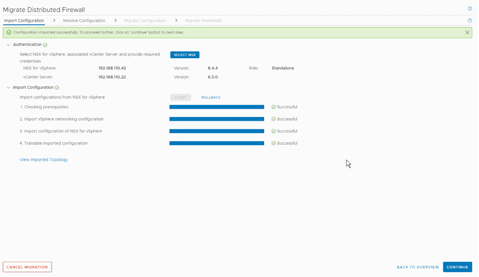 Connect to vCenter and NSX for vSphere