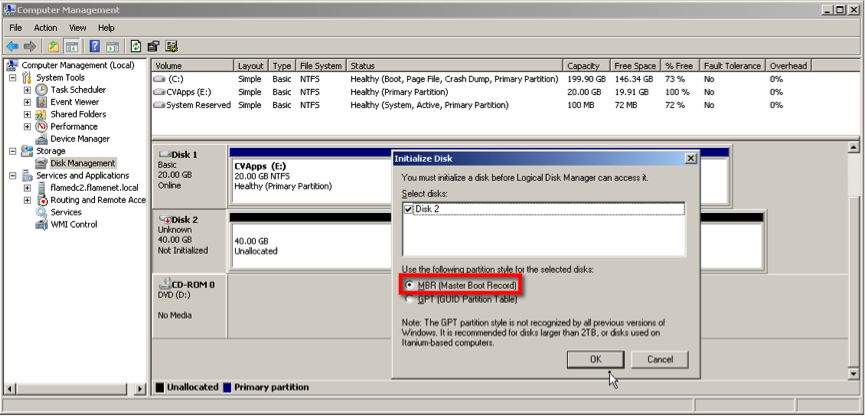 VMware_App_Volumes_Initializing_Disk