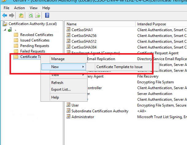 Certificate Template to Issue