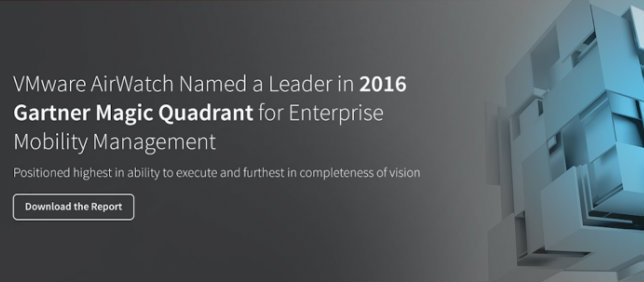 2016 Gartner Magic Quadrant for Enterprise Mobility Management