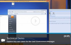 user-environment-manager-technical-demo-video