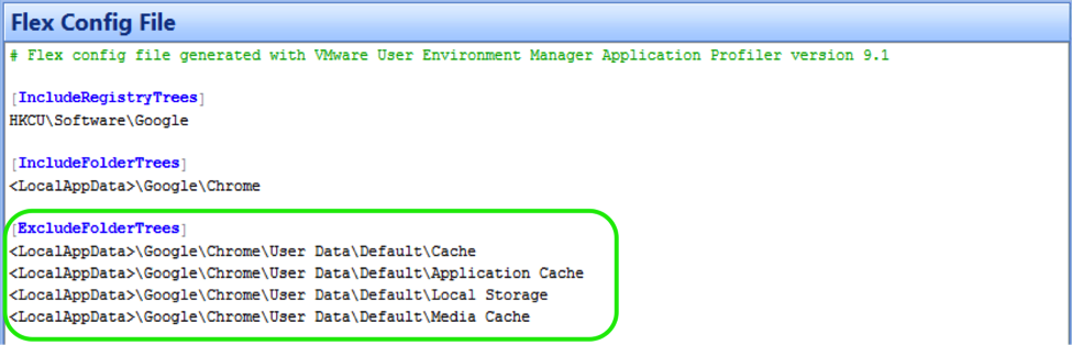 Exclude Folder Trees