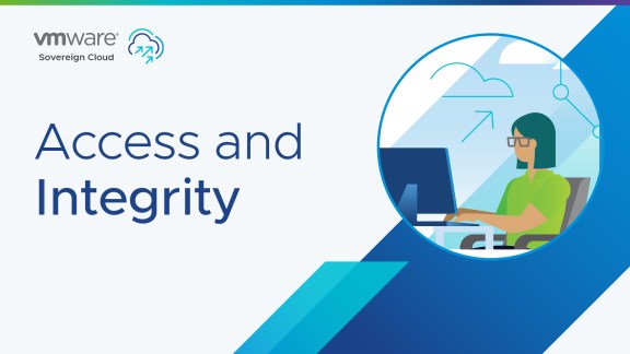 VMware Sovereign Cloud provides secure access to sensitive data and protects its integrity to allow organizations to unlock value from their data. 