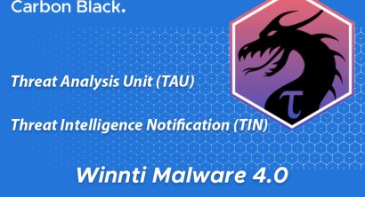 CB TAU Threat Intelligence Notification: Winnti Malware 4.0