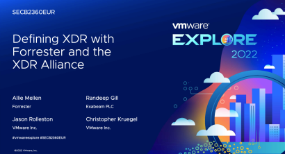 Setting the Record Straight on XDR at VMware Explore Europe