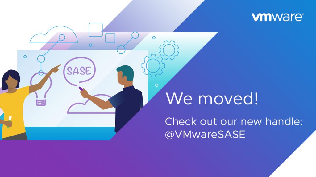 We moved, check out our new handle: @VMwareSASE