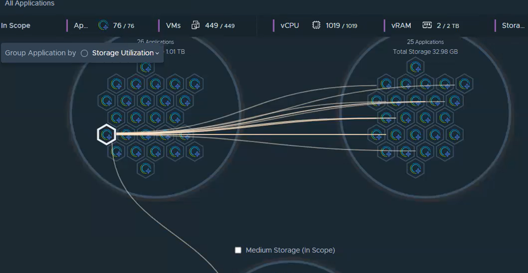 Figure 2: Aria Migration UI