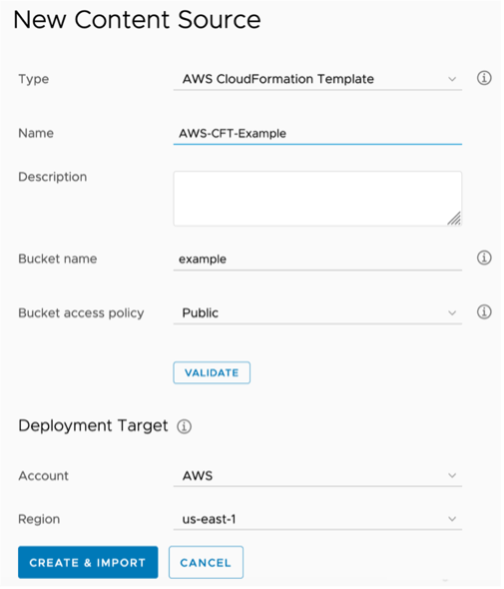 CloudFormation in Aria