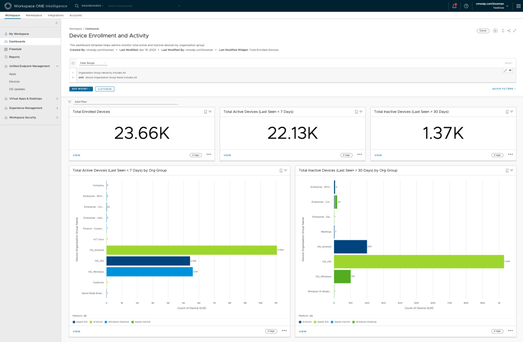 Device enrollment activity