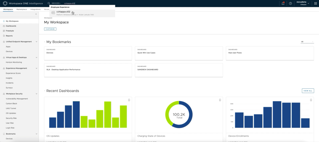 Intelligence Dashboard