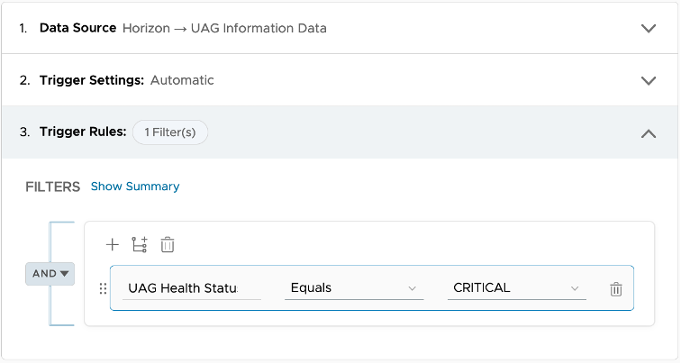 Horizon UAG for Data Source