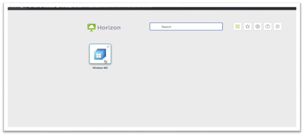 Horizon Client with w365